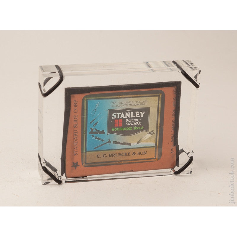 Rare! STANLEY FOUR SQUARE Advertising Slide — 71284R