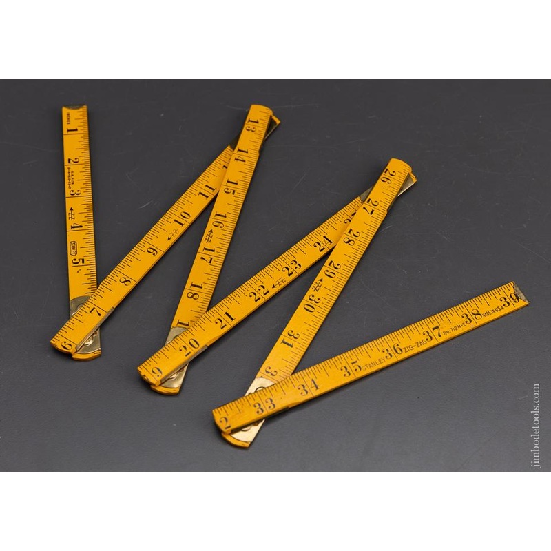 Rare STANLEY SWEETHEART No. 712 M-E One Meter Zig Zag Rule English & Metric – 95859