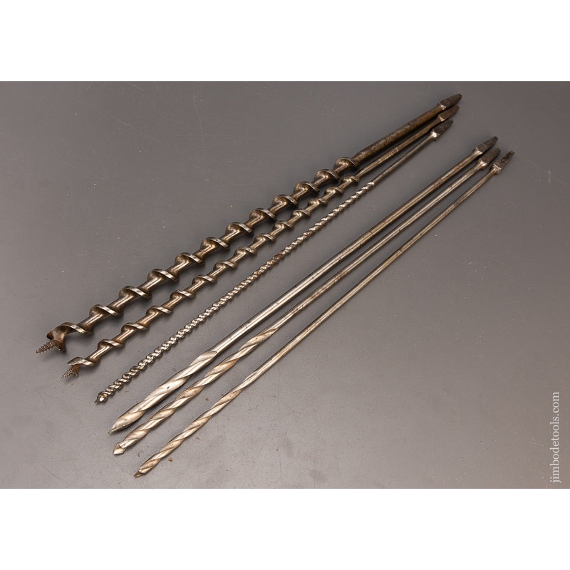 Set of 6 Extra Long 19 Inch Wood Boring Bits – 115183