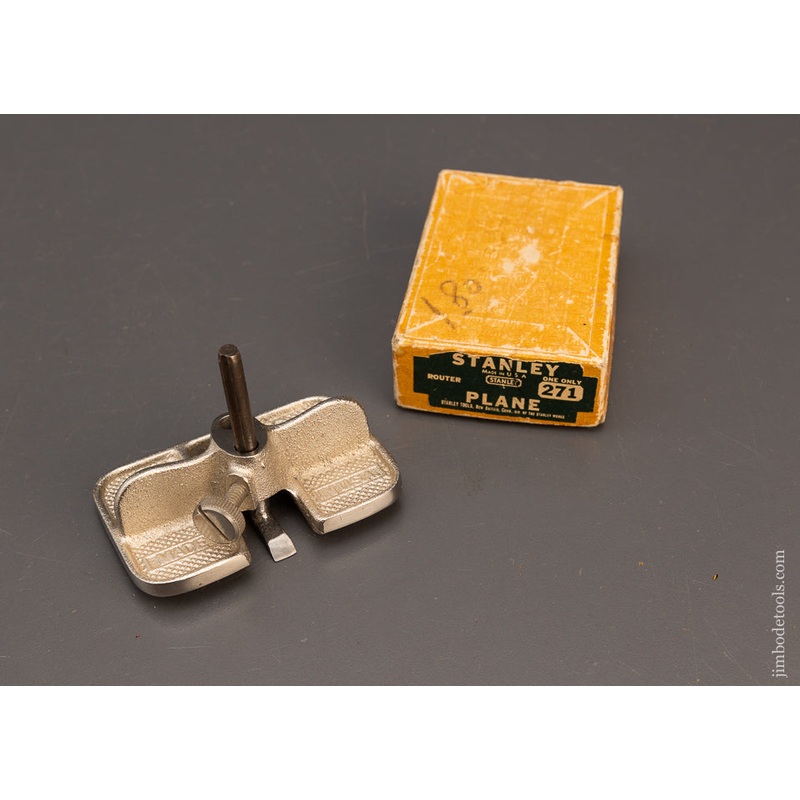 STANLEY No. 271 Router Plane Mint in Box – 115135