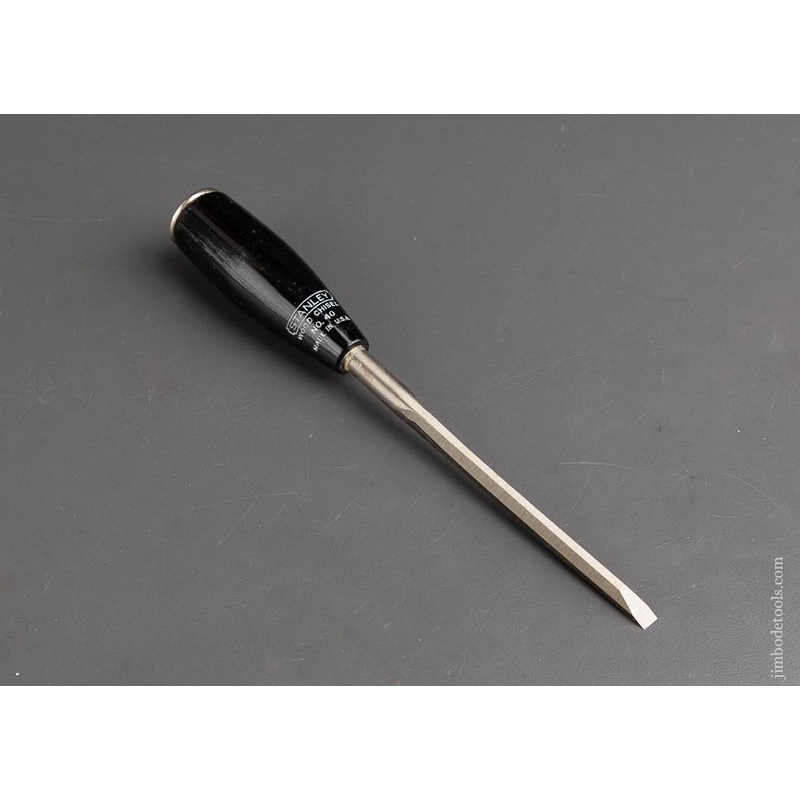 STANLEY No. 40 EVERLASTING Chisel with Composition Handle UNUSED – 91266