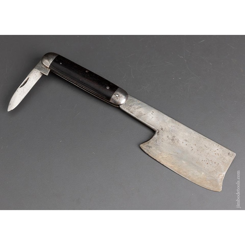 Vintage REMINGTON Folding Knife with Detachable Hatchet Cleaver – 95919