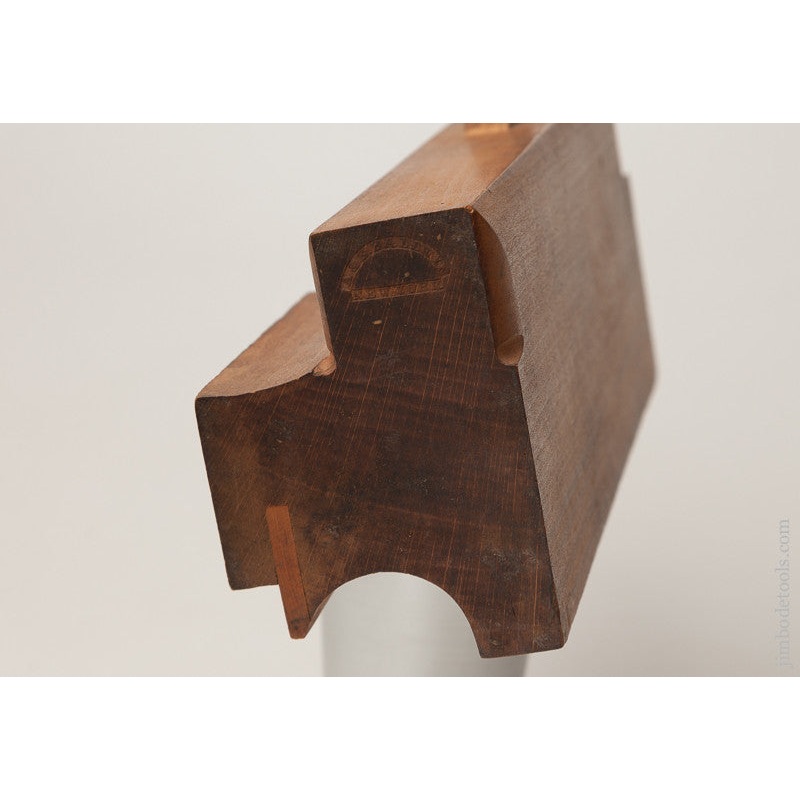 1 1/2 inch Side Bead Molding Plane by A&E BALDWIN NEW YORK circa 1830-1841 EXTRA FINE — 72367U