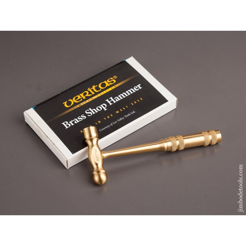 RARE Favor VERITAS 2012 BEST IN THE WEST Brass Shop Hammer MINT in Original Box — 82196