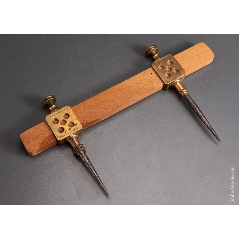 Rare MILLERS PATENT Nov. 11, 1873 Brass Trammel Points – 95993