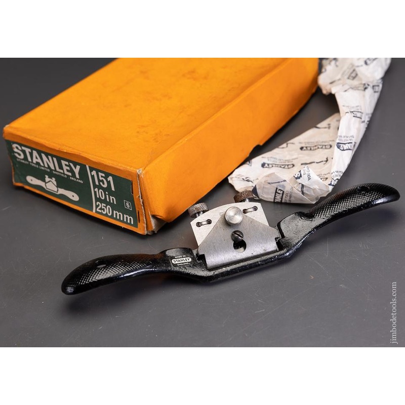 STANLEY No. 151 Round Bottom Spoke Shave Mint in Box – 96032