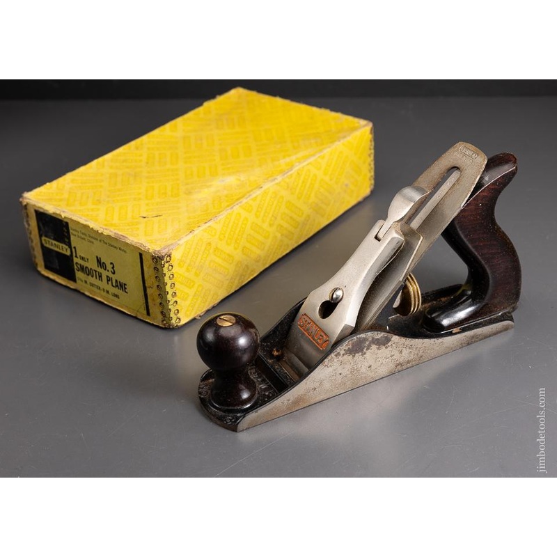 STANLEY No. 3 Smooth Plane Original Box – 95724