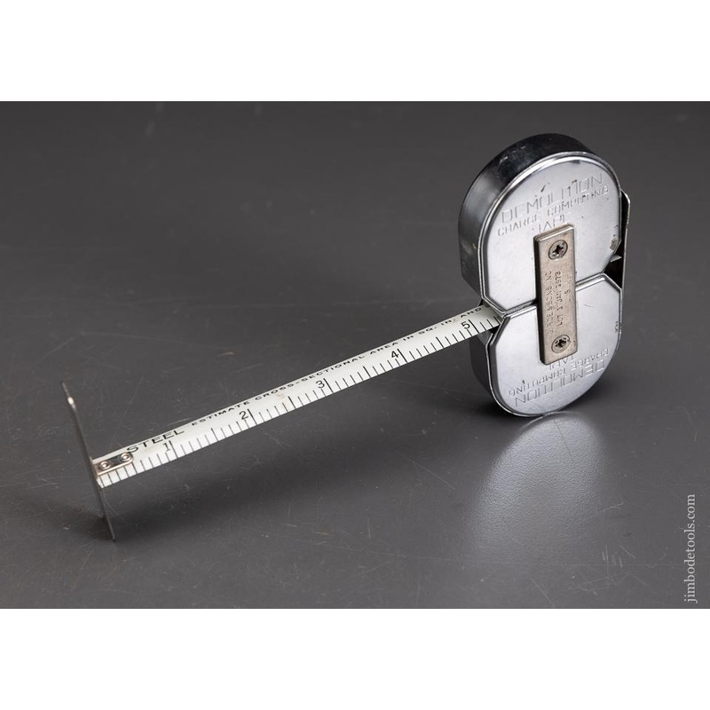 Unusual Demolition Charge Computing Tape Measure by J. ROE & Sons INC. – 95976