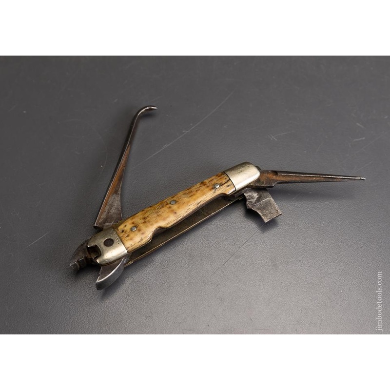 Rare J.G. LEWIS PAT. NOV 20, 1900 Folding Knife with Pliers by BARNETT TOOL CO NEWARK, N.J. – 95938
