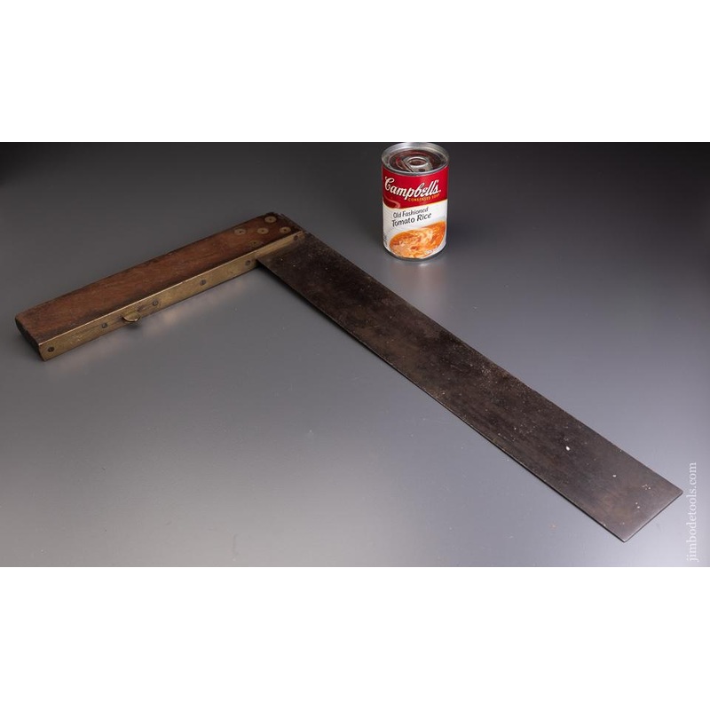 Rare Size 18 inch Cuban Mahogany Try Square – 94873