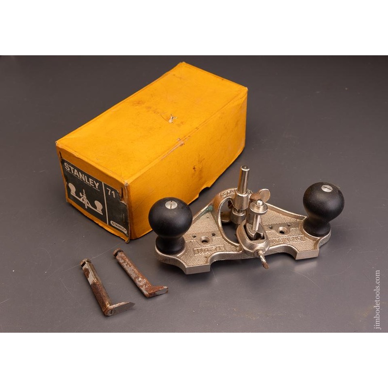 STANLEY No. 71 Router Plane Near Mint in Box – 96033