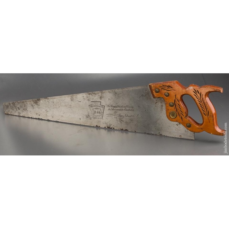 11 point 26 inch Crosscut DISSTON D23 Hand Saw — 84116
