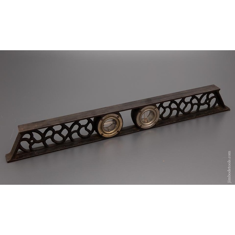 Rare 2 Foot DAVIS & COOK Pretzel Level 1903 Patent – 96242