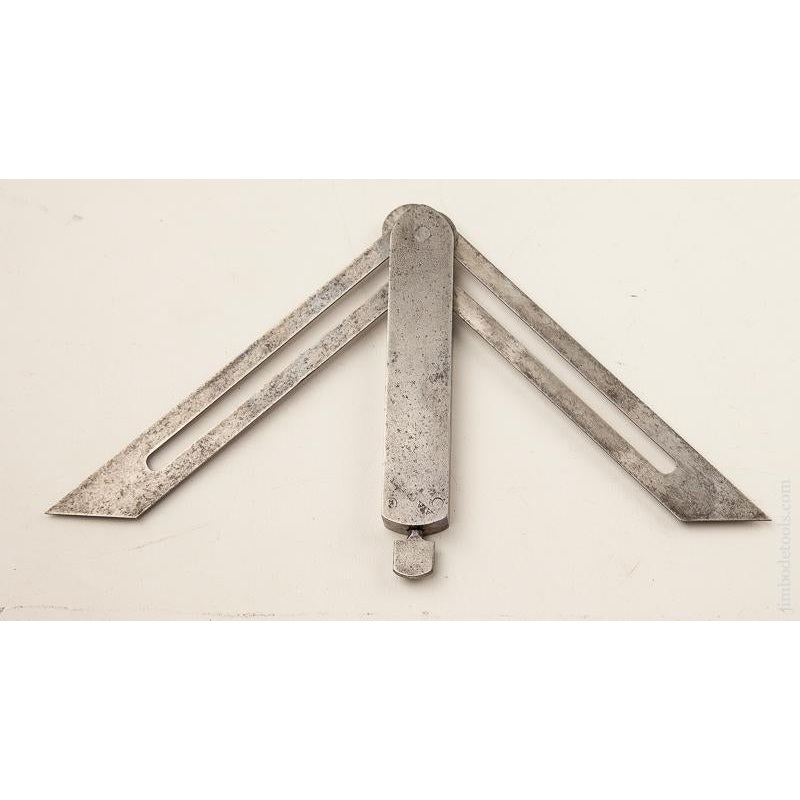 RARE Six inch ROBINSON June 14, 1870 Patent Double Bevel by ST. JOHNSBURY TOOL – EXCELSIOR 70256