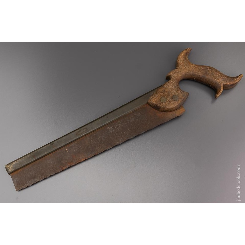 Rare GREEN, PICKSLAY & MILLINGTON 12 inch Brass Back Dovetail Saw – 96276