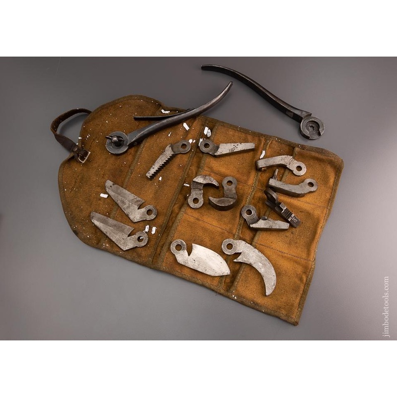 Rare KOETHS PAT. Interchangeable Tool with All 6 Sets of Jaws – 96508