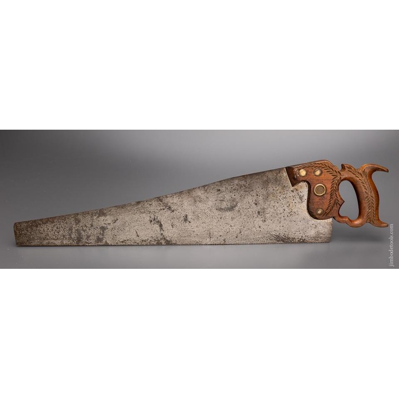 Scarce DISSTON No. 112 London Spring Hand Saw — 96269