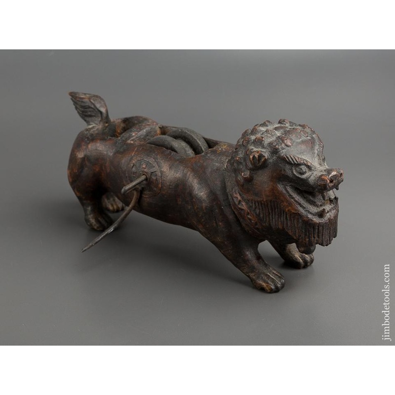 Simply Stunning Japanese Foo Dog Ink Line Sumitsubo – EXCELSIOR 77835