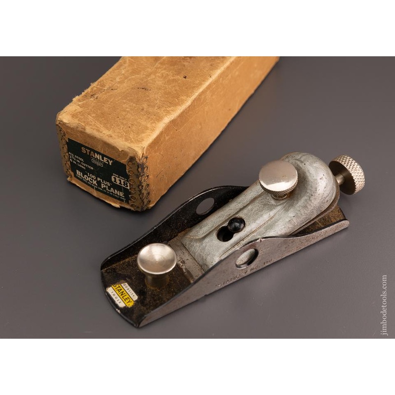 STANLEY No. 118 Low Angle Block Plane Near Mint in Box – 95752