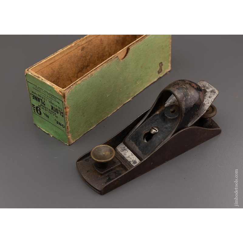 STANLEY No. 9 1/2 Block Plane in Original Green Box – 96388