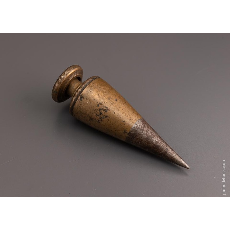 18th Century Brass Plumb Bob – 1 pound 7 ounce – EXCELSIOR 66262
