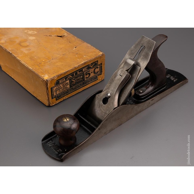 Remarkable STANLEY No. 5C Jack Plane type 11 in Original Box – 96639