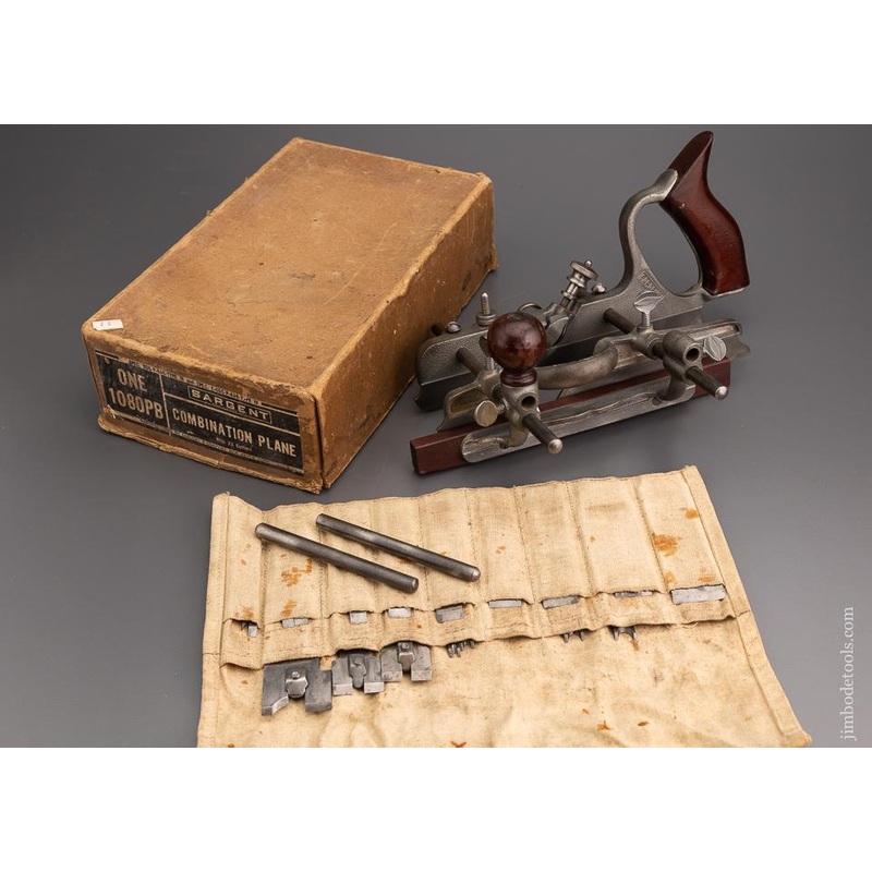 SARGENT No. 1080 PB Combination Plow Plane in Original Box – 96606