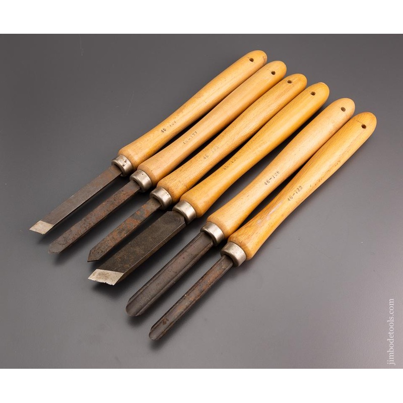 Set of 6 Japanese Turning Chisels – 96796