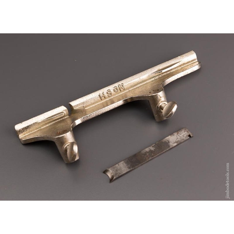 STANLEY No. 6H Base & Cutter for No. 45 Combination Plane Re-nickeled – 96556