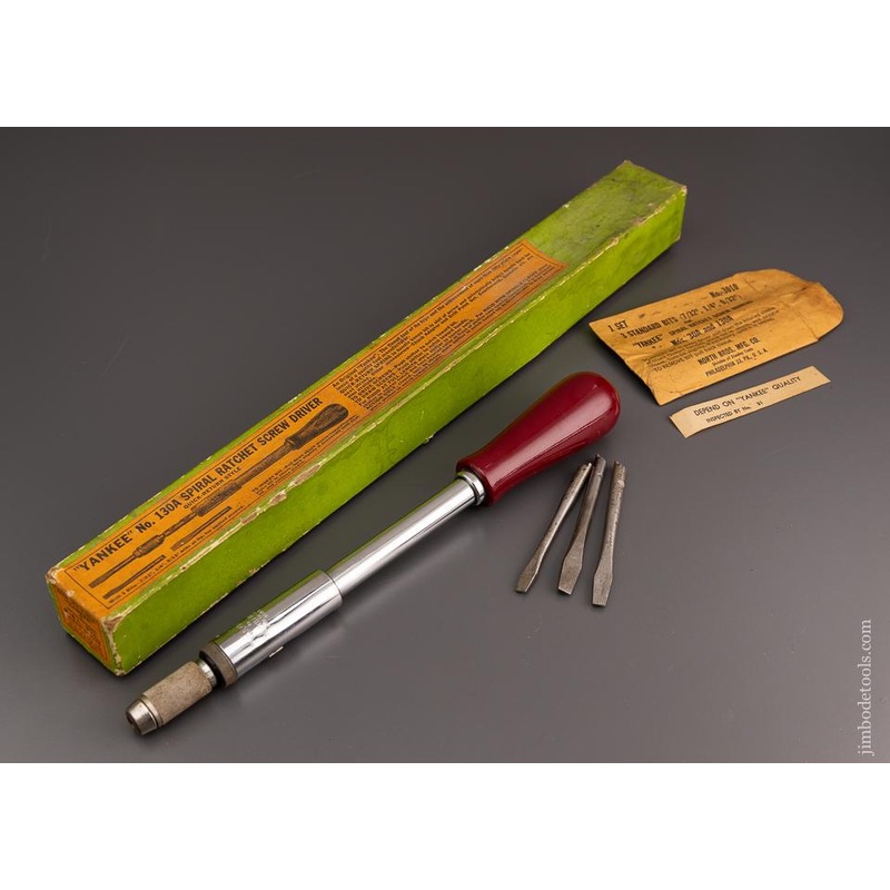 STANLEY YANKEE No. 130A Screwdriver Mint in Box – 95761