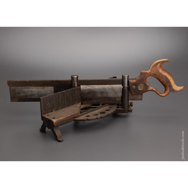 Rare & Fine Mini Miter Box MILLERS FALLS LANGDON No. 16 1/2 Complete – 96815