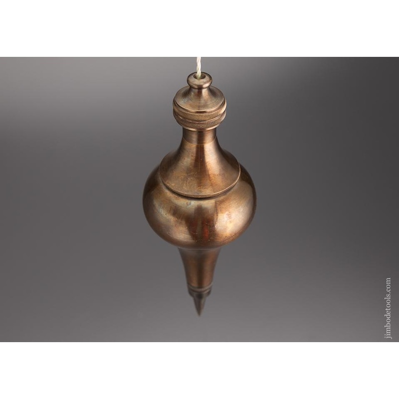 Remarkable 7 1/4 Brass & Steel Plumb Bob – 96578
