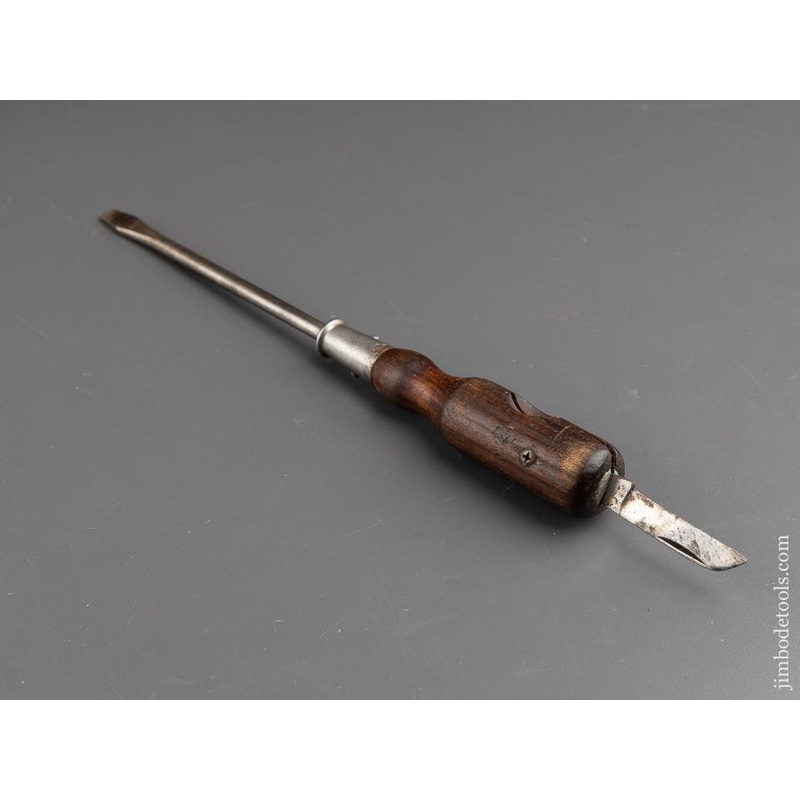 Very Rare! STANLEY No. 1022 Screw Driver Jack Knife — 91321