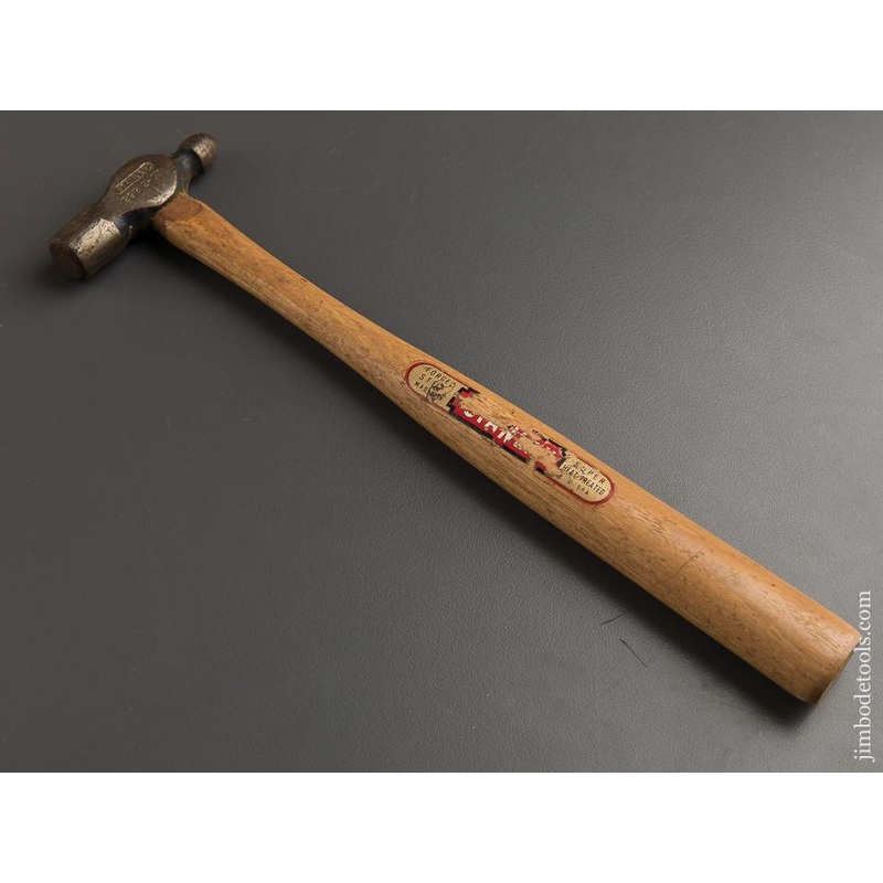 Rare! STANLEY No. 291B Two ounce Ball Pein MIDGET Hammer with Decal — 88600