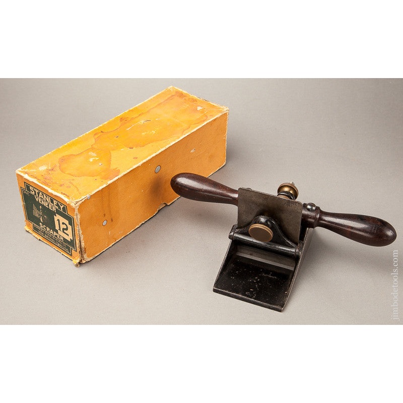 STANLEY NO. 12 Veneer Scraper Type One in its Original Box * 69061