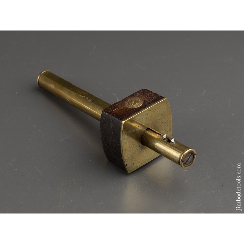 Rare! FENTON & MARSDEN 1847 Patent Telescoping Mortise Gauge * 90300