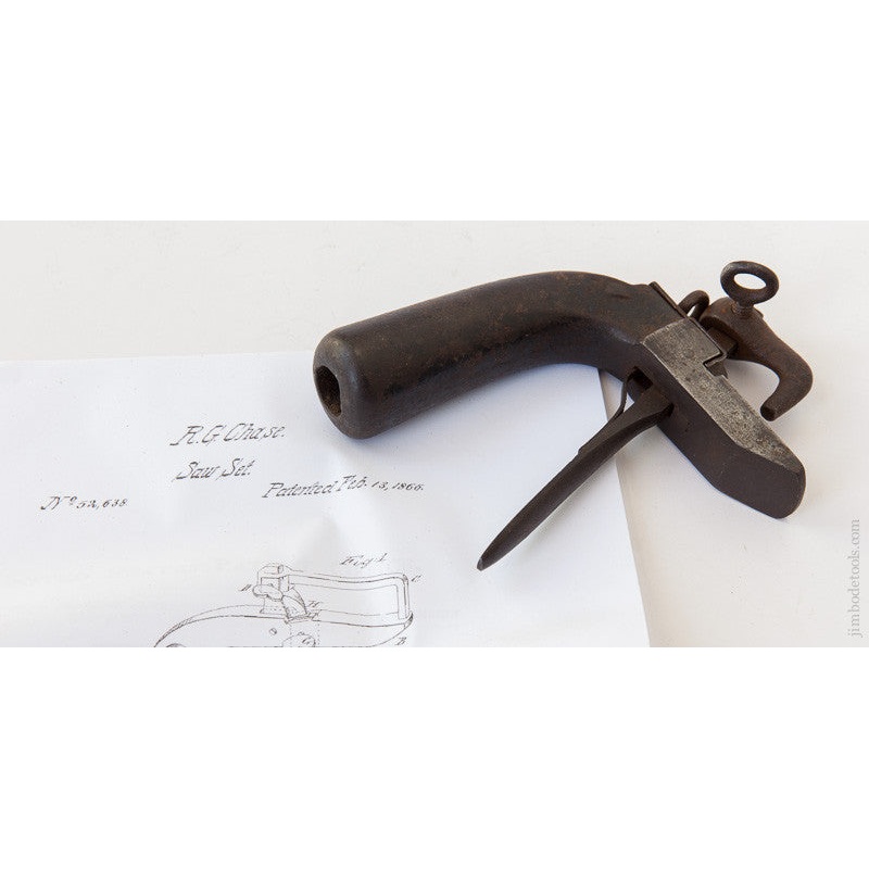 Rare! REMMINGTON CHASE Patent Saw Set * 54631