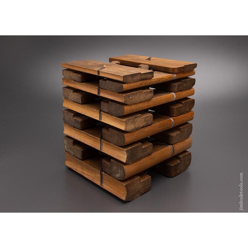 Remarkable Set of 18 American Hollow & Round Planes No. 72 by OHIO TOOL CO. – 97081 – AS OF MAR 2