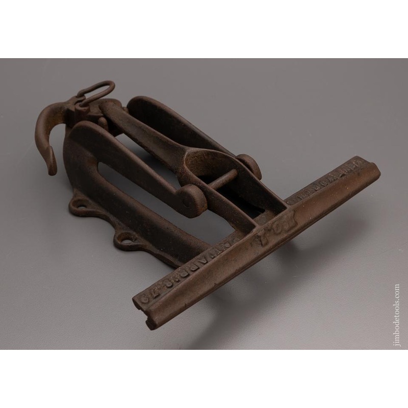 WENTWORTH PATENTED Quick Release Saw Filing Vise 1879 Patent Fine – 96653