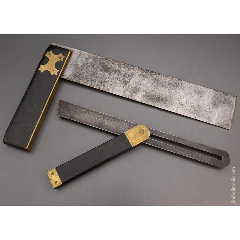 12 inch Ebony Try Square & Bevel Square – 97353