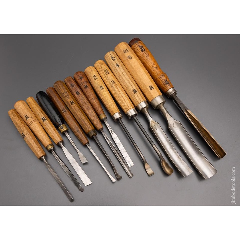 13 Assorted Maker Carving Chisels – 97273