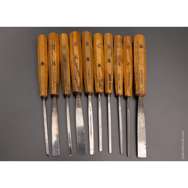14 Excellent SWISS MADE PFEIL Carving Chisels – 97248