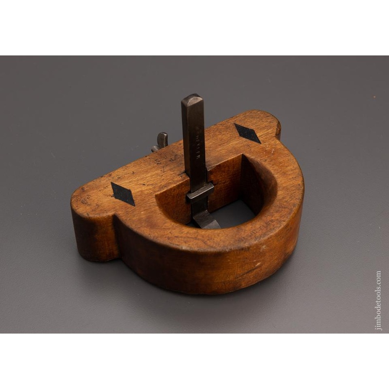 Remarkable Wooden Router Plane with Ebony Inlay – 97463