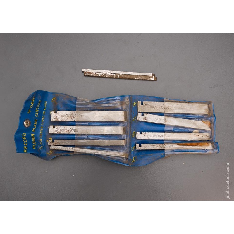 Set of 10 Plow Plane Irons for RECORD No. 044c – 97214