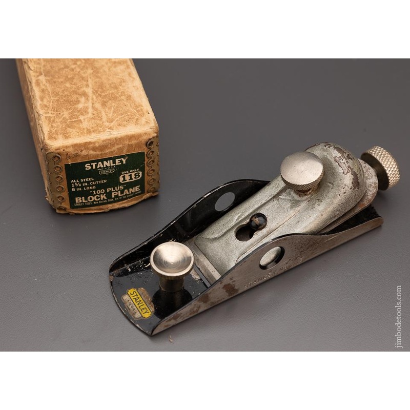 STANLEY No. 118 Low Angle Block Plane in Original Box – 73681