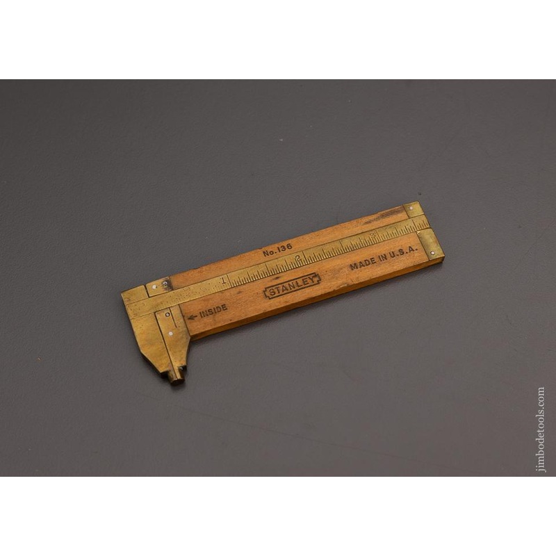 STANLEY No. 136 Boxwood Caliper Rule Fine – 97447