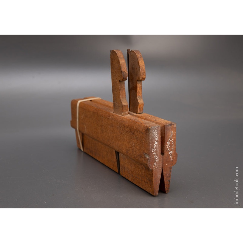 Rare 3 STAR JONES PHILA Matched Pair of Side Rabbet Planes – 115182
