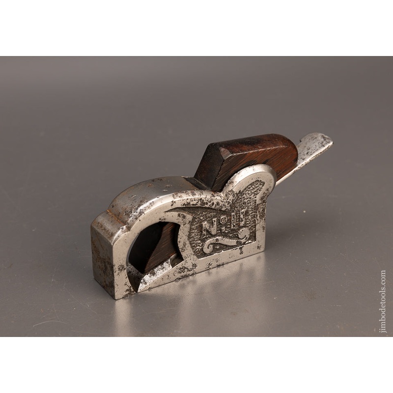 Rare SPIERS No. 11 Rosewood Infill Bullnose Shoulder Plane with Embossed Sides – 114698