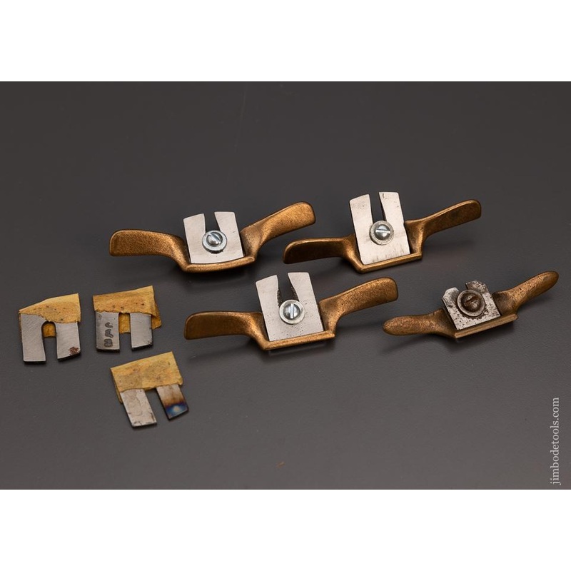 Set of 4 Mini Brass Spoke Shaves – 97402