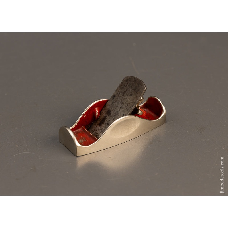 Stunning BAILEY VICTOR No. 51 1/2 Nickeled Block Plane with Red Japanning – 115131